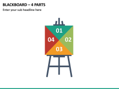 Blackboard – 4 Parts PPT Slide 2