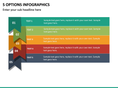 5 Options Infographics PPT Slide 2