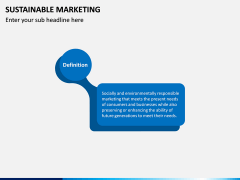 Sustainable Marketing PPT Slide 1