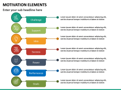 Motivation Elements PowerPoint Template | SketchBubble