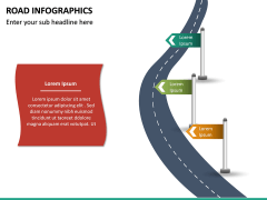 Road Infographics PowerPoint Template | SketchBubble