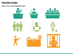 Prison Icons PPT Slide 3