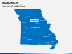 Missouri Map PPT Slide 2