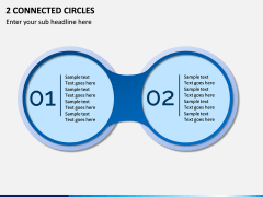 2 Connected Circles PPT Slide 1