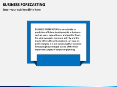 Business Forecasting PPT Slide 1