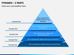 Pyramid – 5 Parts PPT Slide 1