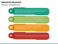 Individual Behavior PowerPoint Template | SketchBubble