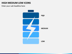 High Medium Low Icons PPT Slide 3