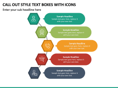 Call Out Style Text Boxes with Icons PPT slide 2