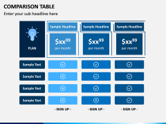 Comparison Tables PPT slide 10