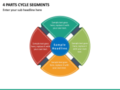 4 Parts Cycle Segments PPT slide 2