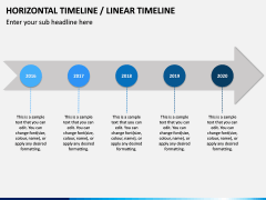 Horizontal Timeline PowerPoint Template | SketchBubble