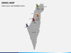 Israel Map PPT slide 3