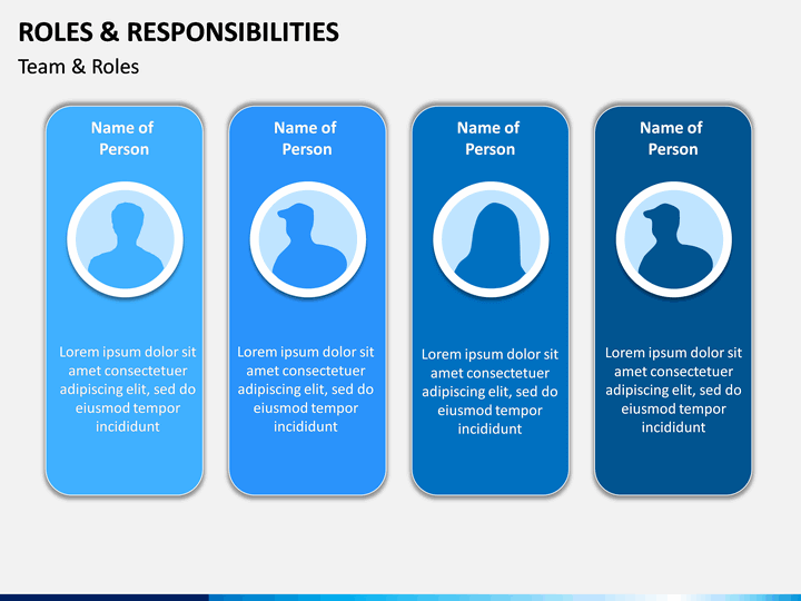 Roles and Responsibilities PowerPoint Template SketchBubble