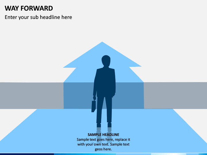 Way Forward PowerPoint Template | SketchBubble