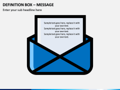 Definition Box – Message PPT slide 1