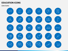 Education Icons PPT Slide 8