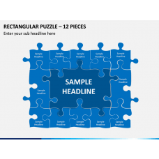 Square Puzzle Templates for PowerPoint and Google Slides | SketchBubble