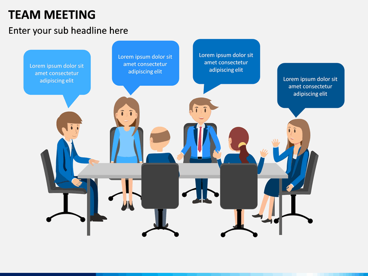 Team Meeting PowerPoint Template