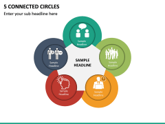 5 Connected Circles PPT Slide 2