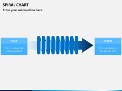 Spiral chart PPT slide 13