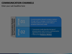 Communication Channels Animated Presentation - SketchBubble