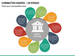 Connected Shapes – 10 Stages PPT Slide 2