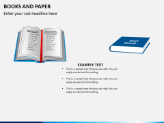 Books and paper PPT slide 9