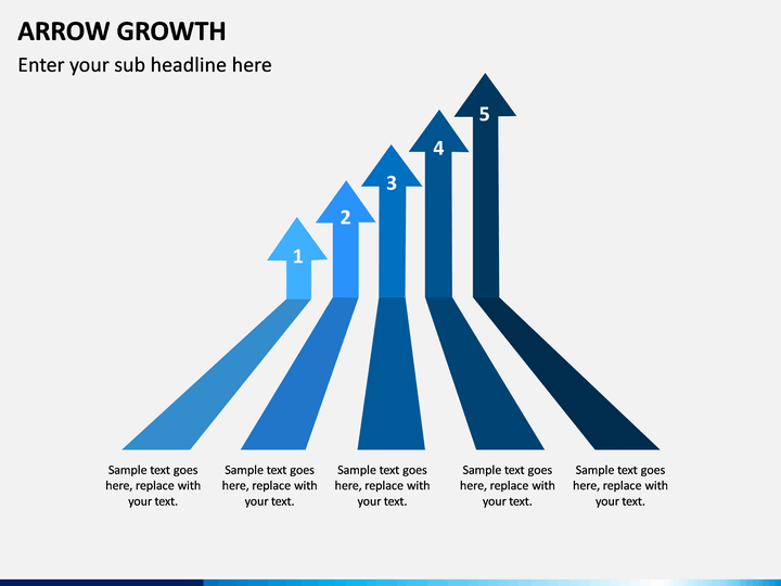 Arrow Growth PowerPoint and Google Slides Template - PPT Slides