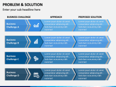 Problem and Solution PowerPoint Template | SketchBubble