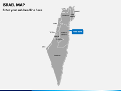 Israel Map PPT slide 2