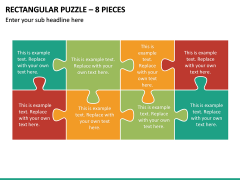 Rectangular Puzzle – 8 Pieces PPT Slide 2