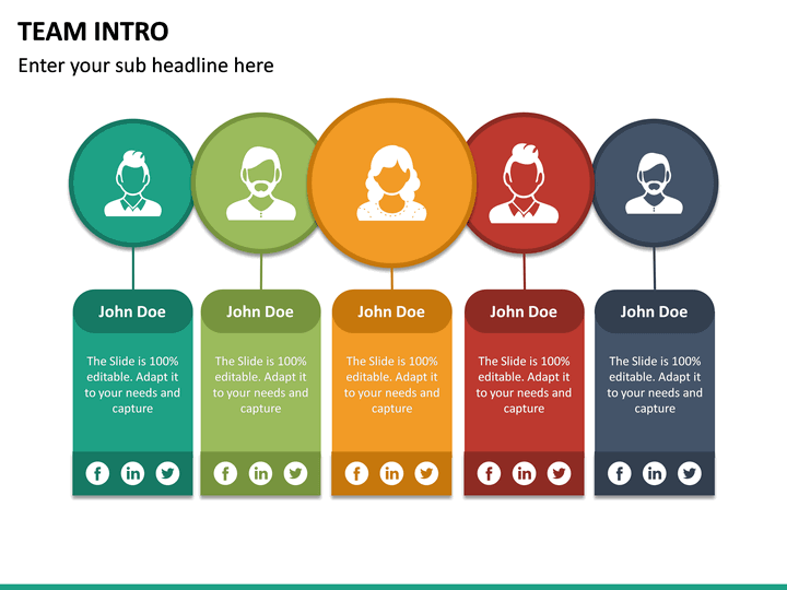 Team Introduction PowerPoint Template SketchBubble