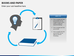 Books and paper PPT slide 5