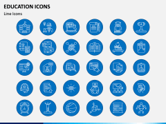 Education Icons PPT Slide 5