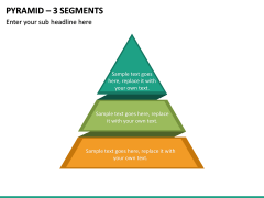 Pyramid – 3 Segments PPT slide 2