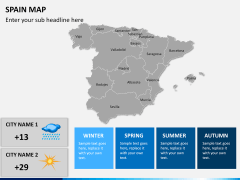 Spain map PPT slide 17