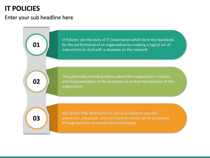 IT Policies PowerPoint Template | SketchBubble