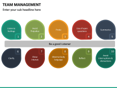 Team Management PowerPoint Template | SketchBubble