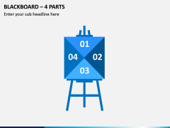 Blackboard – 4 Parts PPT Slide 1