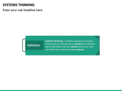 Systems Thinking PowerPoint Template | SketchBubble