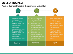 Voice of Business PowerPoint Template | SketchBubble