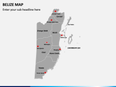 Belize Map PPT Slide 3