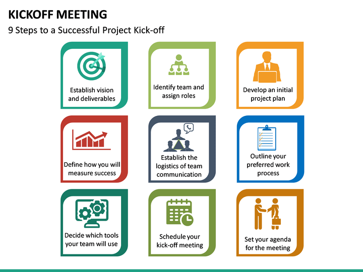 Kickoff Meeting PowerPoint Template SketchBubble