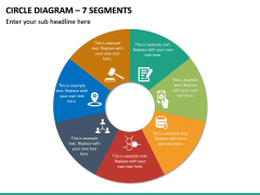 Circle Diagram – 7 Segments PPT Slide 2
