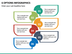 6 Options Infographics PPT Slide 2