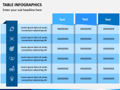 Table Infographics PPT Slide 7