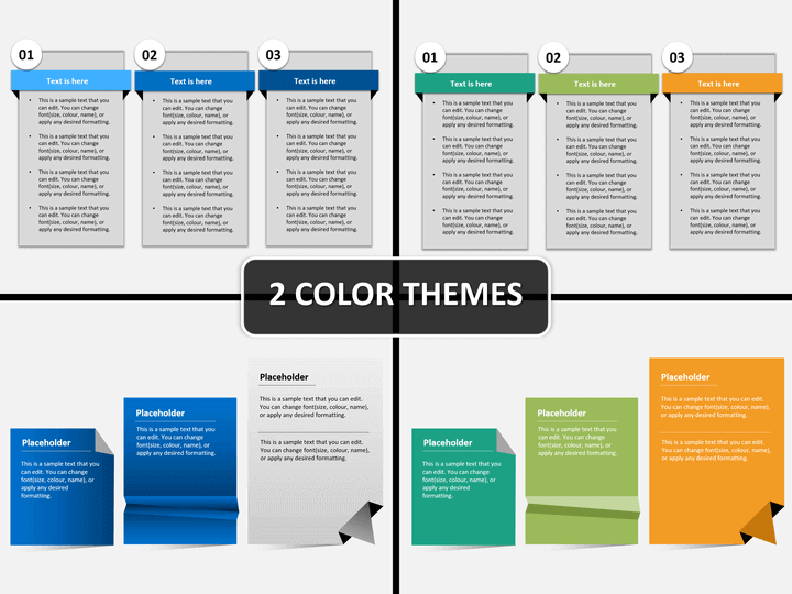Placeholder text PPT cover slide 