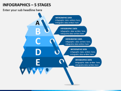 Infographics – 5 Stages PPT Slide 1