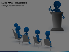 Slide Man - Presenter Animated Presentation - SketchBubble